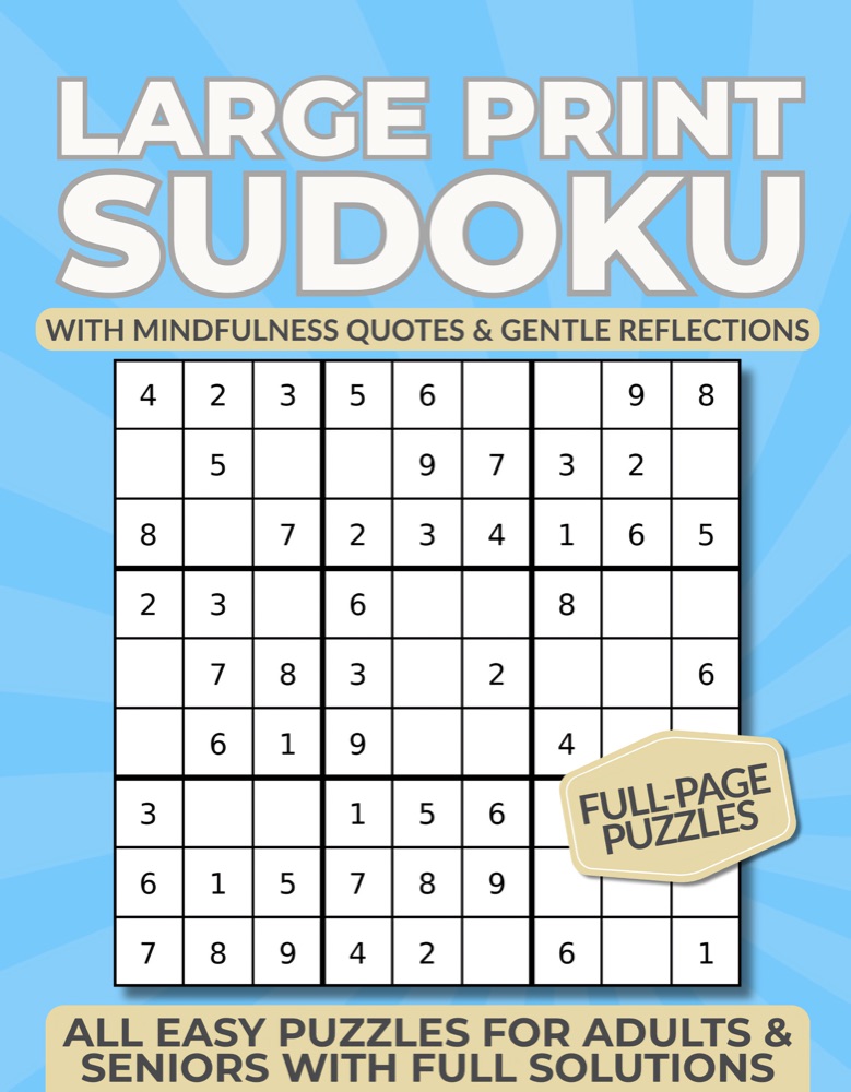 Cover of Large Print Sudoku