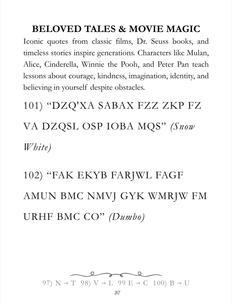 Sample interior page 3 from Secret Messages